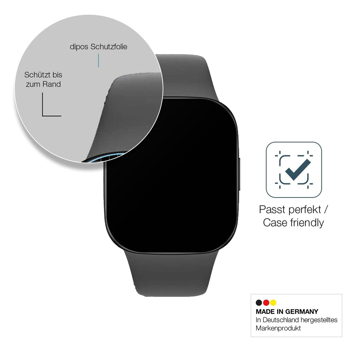 2x Screen Protector for Xiaomi Redmi Watch 3 matte Flexible Glass 9H dipos