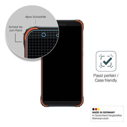 2x Screen Protector for Blackview BV4900 Pro matte Flexible Glass 9H dipos