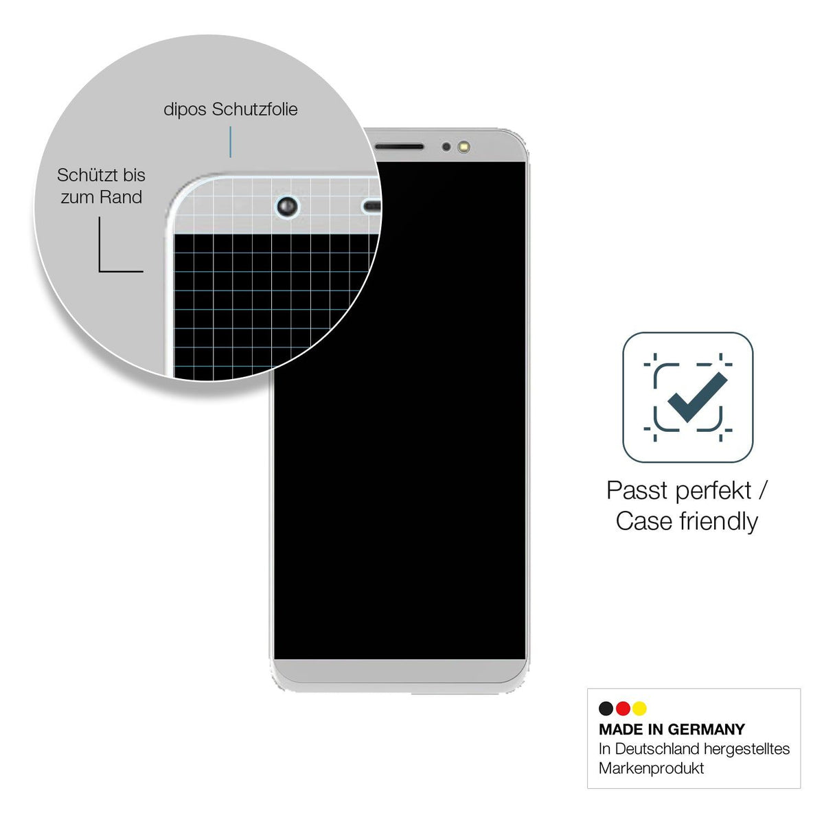 Screen Protector for Tecno Camon I matte Flexible Glass 9H dipos