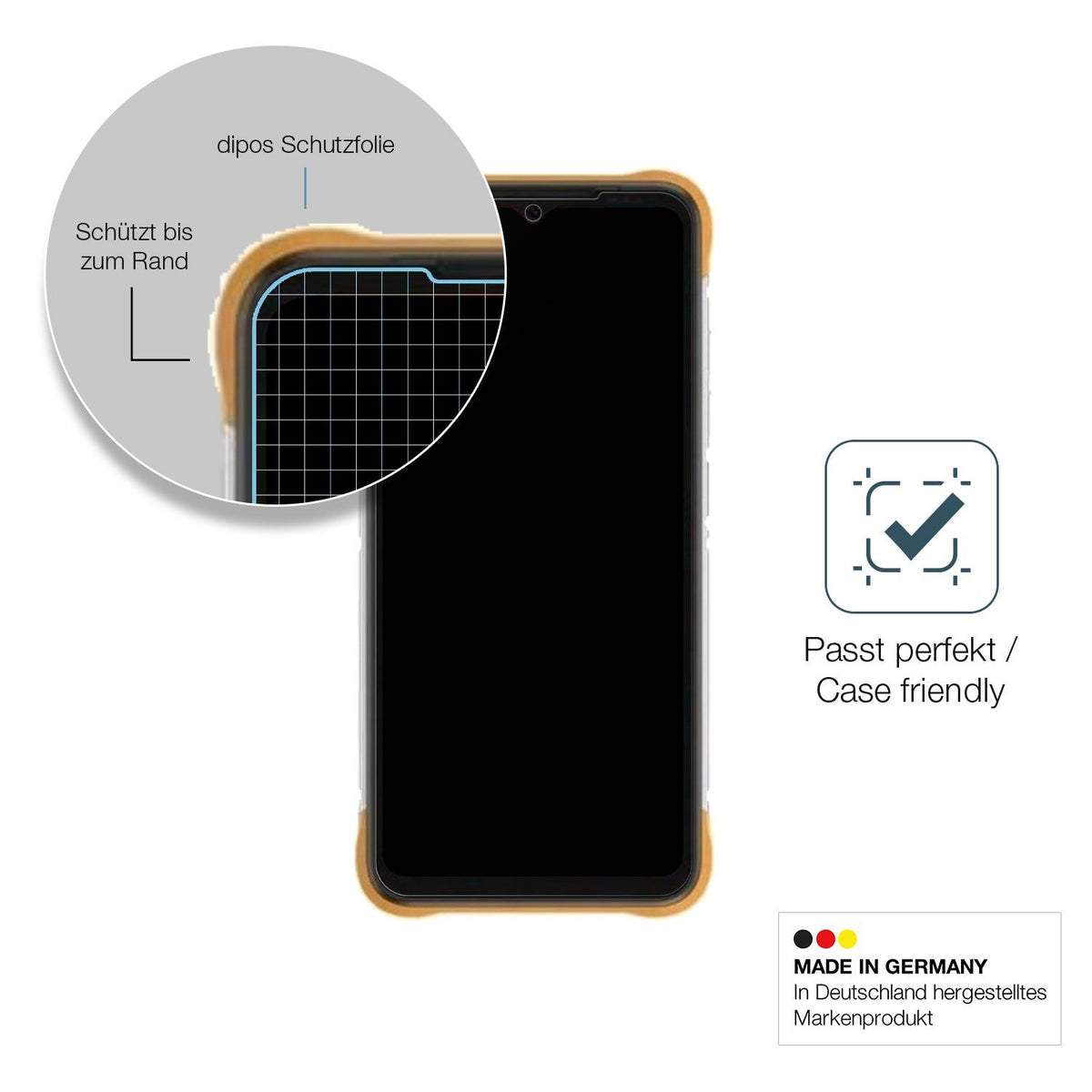 Screen Protector for Umidigi Bison X10 matte Flexible Glass 9H dipos
