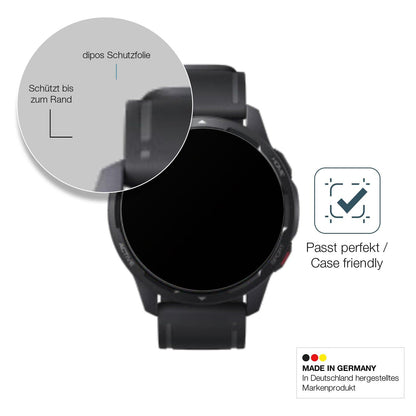 2x Screen Protector for Xiaomi Watch S1 Active matte Flexible Glass 9H dipos