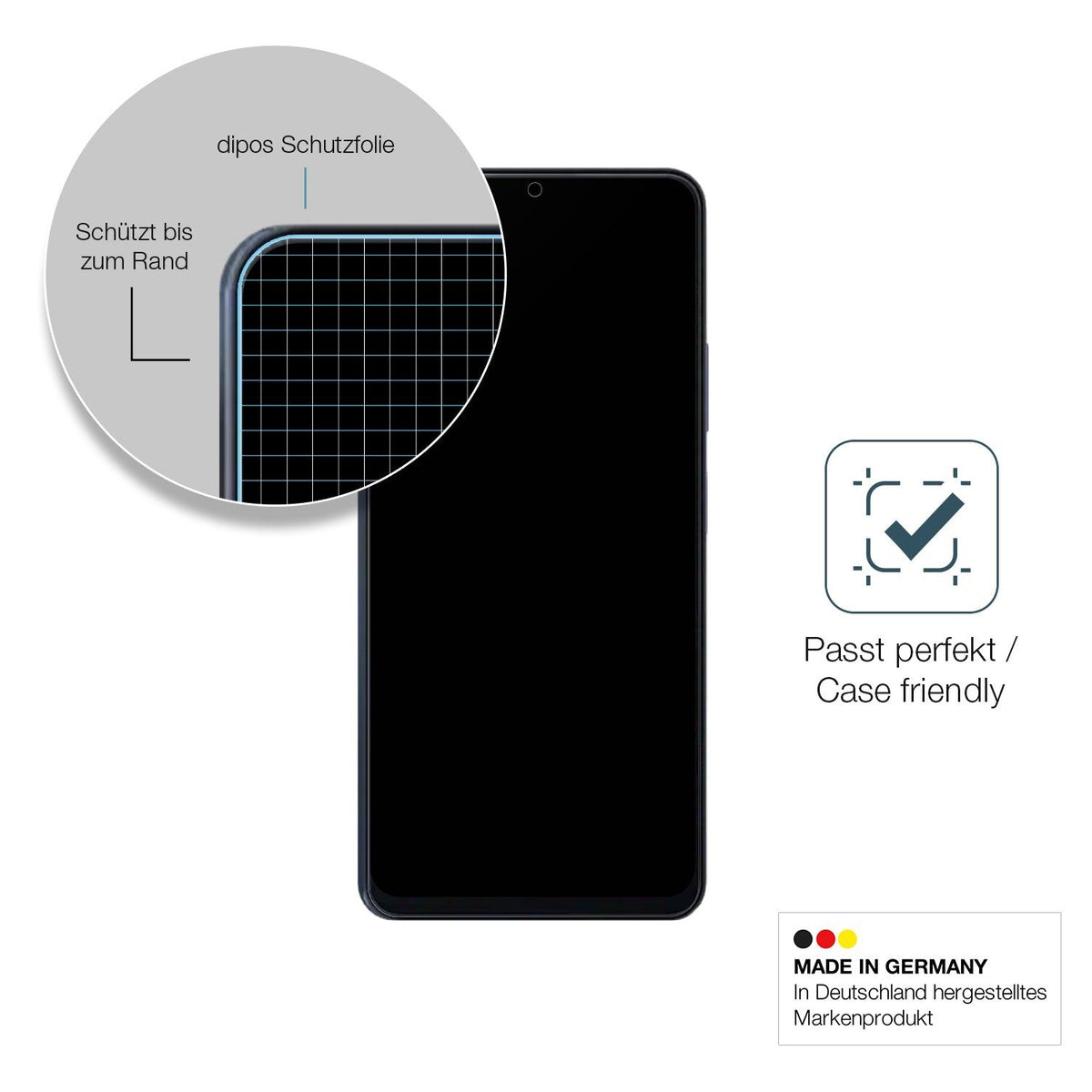 2x Screen Protector for Blackview Color 8 matte Flexible Glass 9H dipos