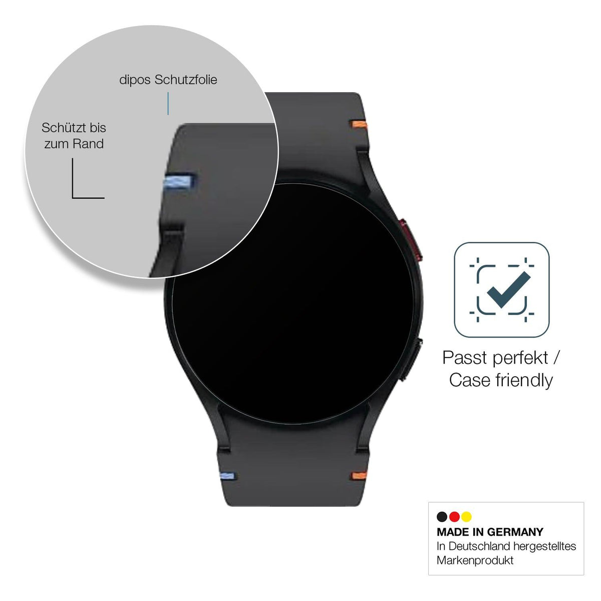 2x Screen Protector for Samsung Galaxy Watch FE 40mm matte Flexible Glass 9H