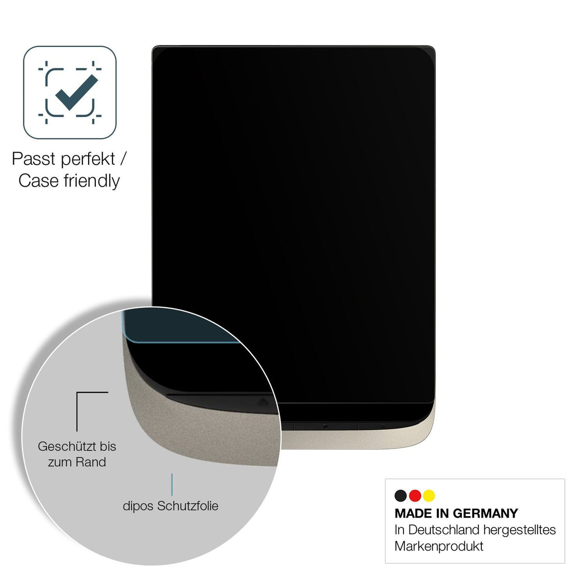 2x Screen Protector for PocketBook InkPad Color 3 matte Flexible Glass 9H dipos