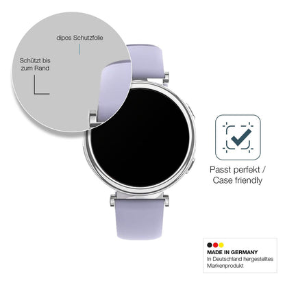 2x Screen Protector for Sanorum 1.27 Zoll Smartwatch matte Flexible Glass 9H