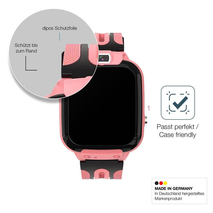 2x Screen Protector for Clleylise Kinder Smartwatch matte Flexible Glass 9H