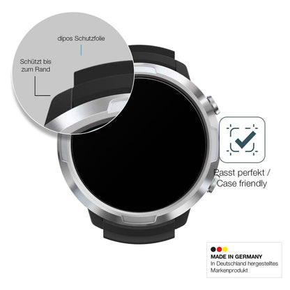 2x Screen Protector for Suunto D5 Tauchcomputer matte Flexible Glass 9H dipos