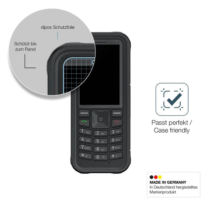 2x Screen Protector for Sonim XP100 matte Flexible Glass 9H dipos