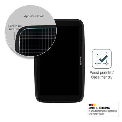 2x Screen Protector for TomTom Go Classic 6 Zoll matte Flexible Glass 9H dipos
