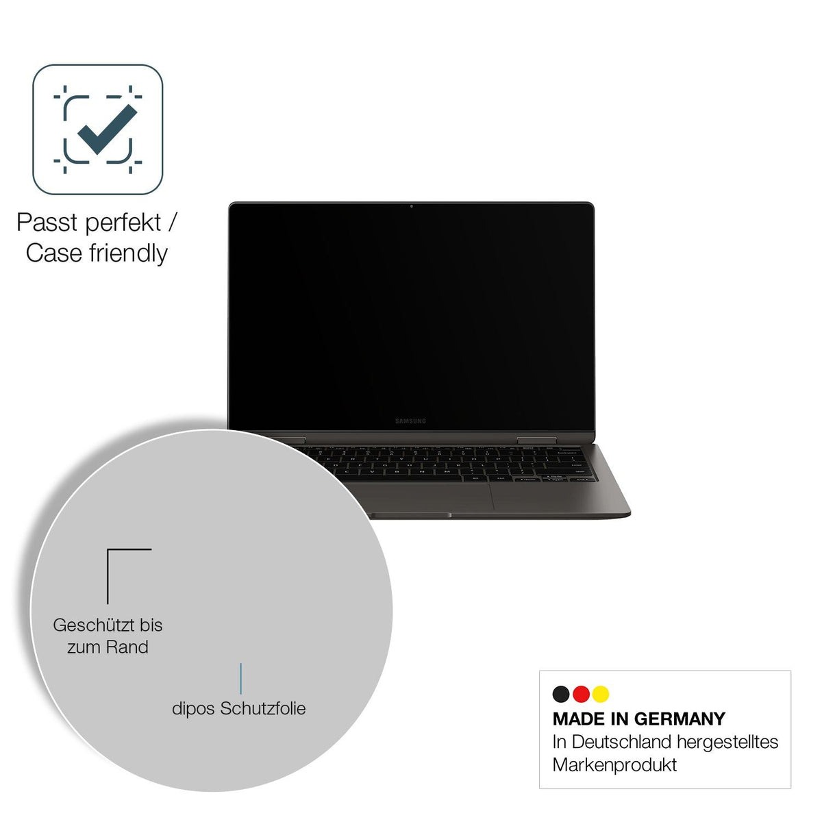2x Screen Protector for Samsung Galaxy Book 3 360 13.3 NP730QFG matte Flexible