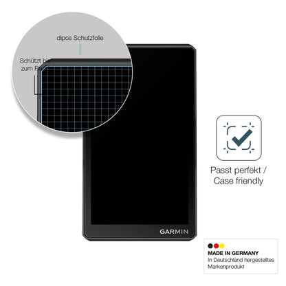 2x Screen Protector for Garmin zumo XT2 matte Flexible Glass 9H dipos