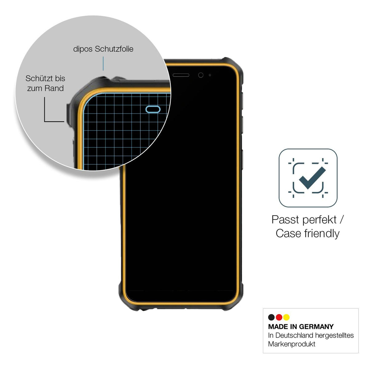 2x Screen Protector for Ulefone Armor X12 Pro matte Flexible Glass 9H dipos