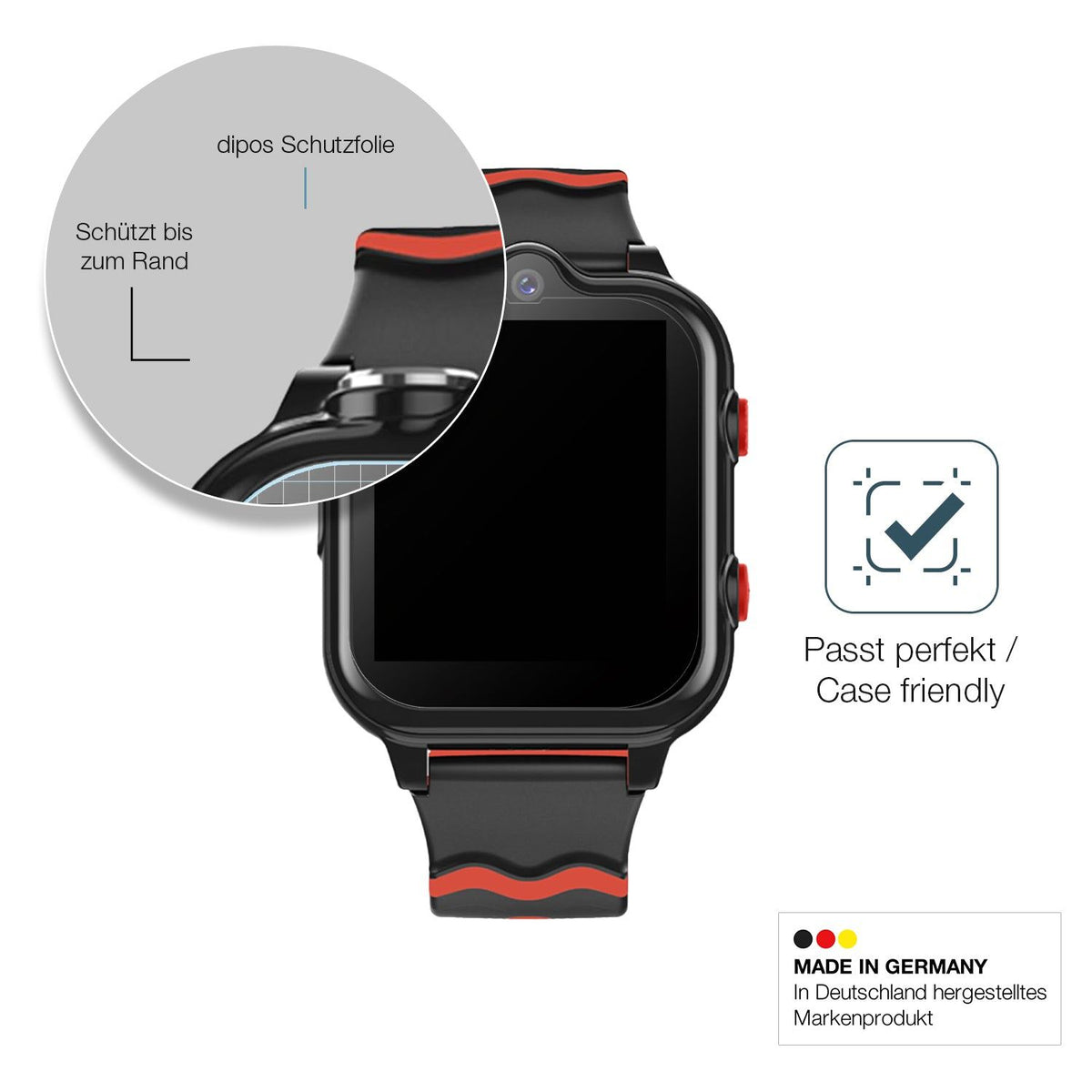 2x Screen Protector for Carneedi D35 1.69 matte Flexible Glass 9H dipos