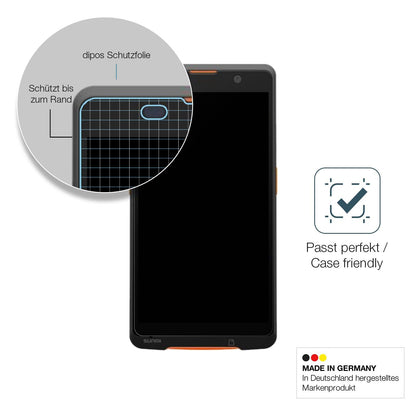 2x Screen Protector for sunmi P2 Lite SE matte Flexible Glass 9H dipos
