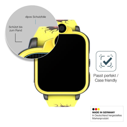 2x Screen Protector for Iowodo XT23-BK Smartwatch Kinder matte Flexible Glass