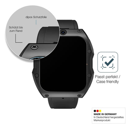 2x Screen Protector for Rogbid Model X Smartwatch matte Flexible Glass 9H dipos