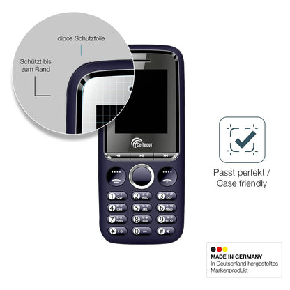 2x Screen Protector for Cellecor A3 matte Flexible Glass 9H dipos