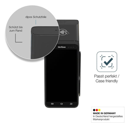 2x Screen Protector for Verifone T650p matte Flexible Glass 9H dipos