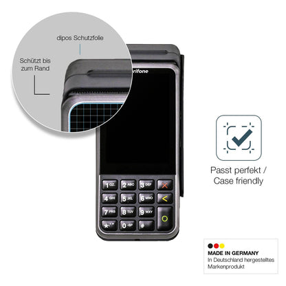2x Screen Protector for Verifone V400m matte Flexible Glass 9H dipos