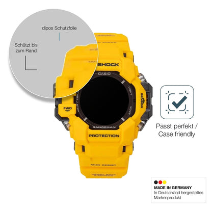 2x Screen Protector for Casio G-Shock GPR H1000 matte Flexible Glass 9H dipos