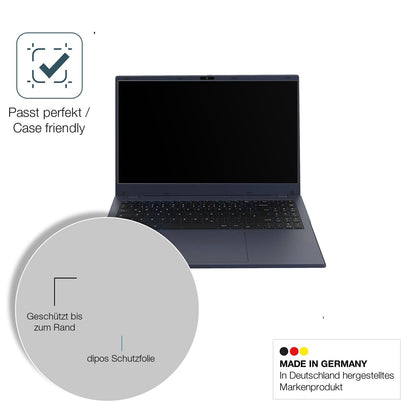 2x Screen Protector for Vale V15A-N100A-16521D matte Flexible Glass 9H dipos