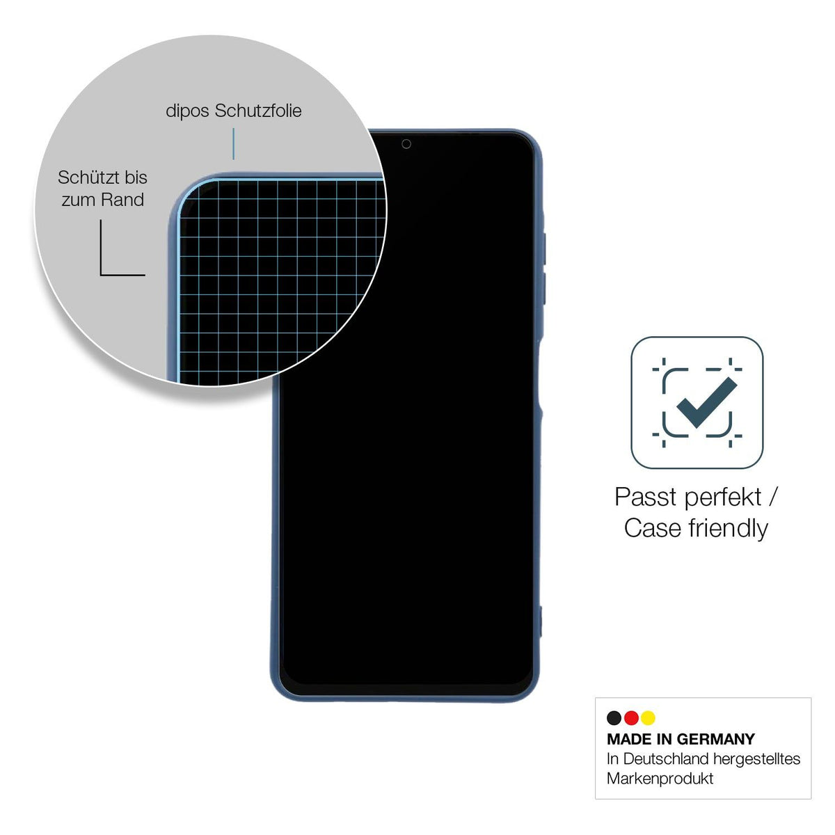 2x Screen Protector for Samsung Galaxy A06 matte Flexible Glass 9H dipos