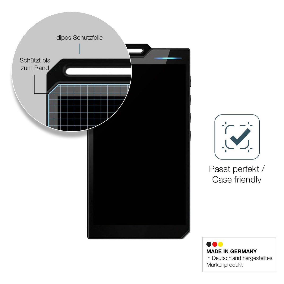 2x Screen Protector for HiBy R4 matte Flexible Glass 9H dipos