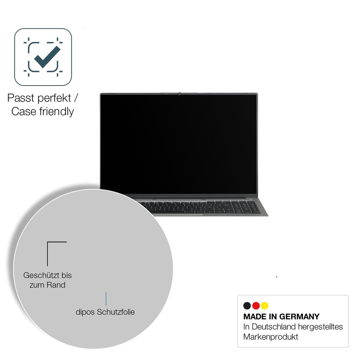 2x Screen Protector for CSL REvolve C16 matte Flexible Glass 9H dipos