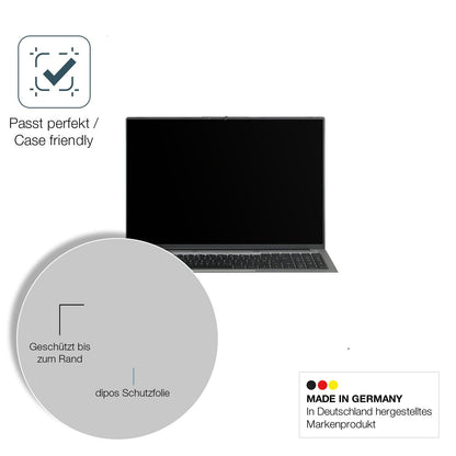 2x Screen Protector for CSL REvolve C16 matte Flexible Glass 9H dipos