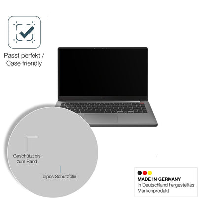 2x Screen Protector for LG Gram Book 15.6 Zoll matte Flexible Glass 9H dipos