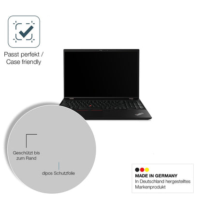 2x Screen Protector for Lenovo Thinkpad T15 matte Flexible Glass 9H dipos