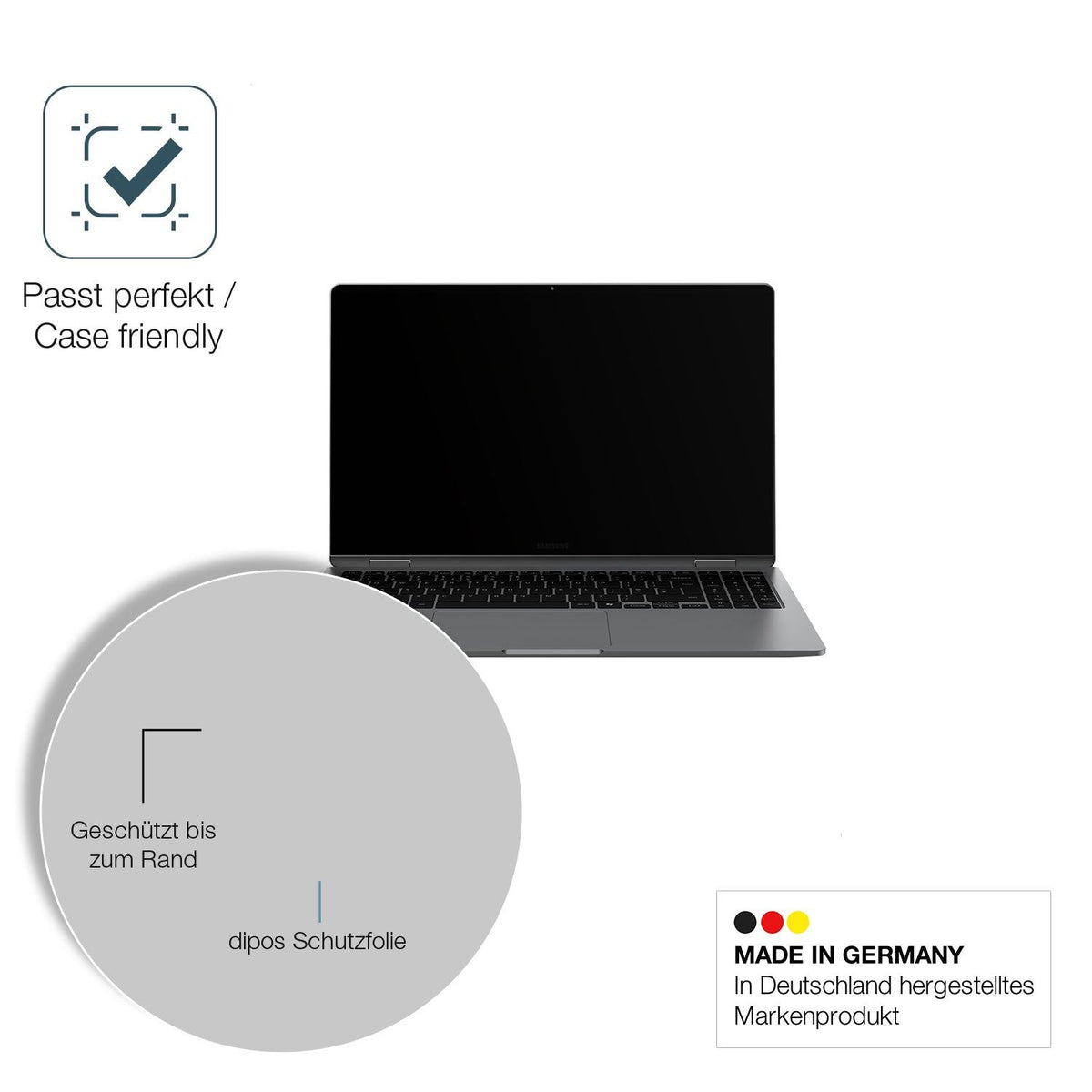 2x Screen Protector for Samsung Galaxy Book4 Edge 15.6 Zoll matte Flexible