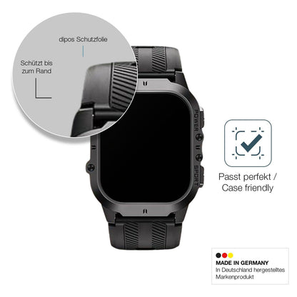 2x Screen Protector for HIRREO FV14 matte Flexible Glass 9H dipos