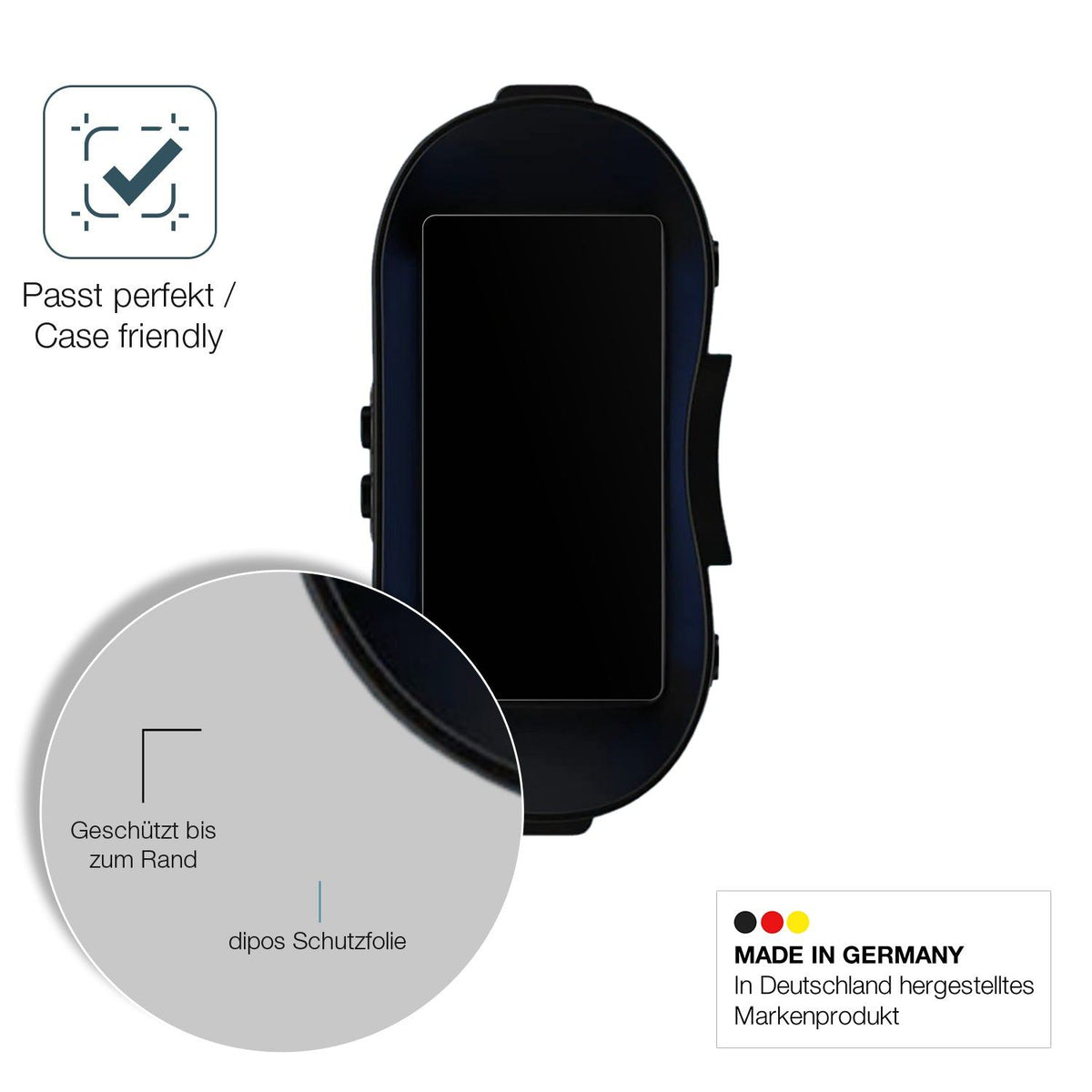 2x Screen Protector for CIGMAN CNV02 matte Flexible Glass 9H dipos