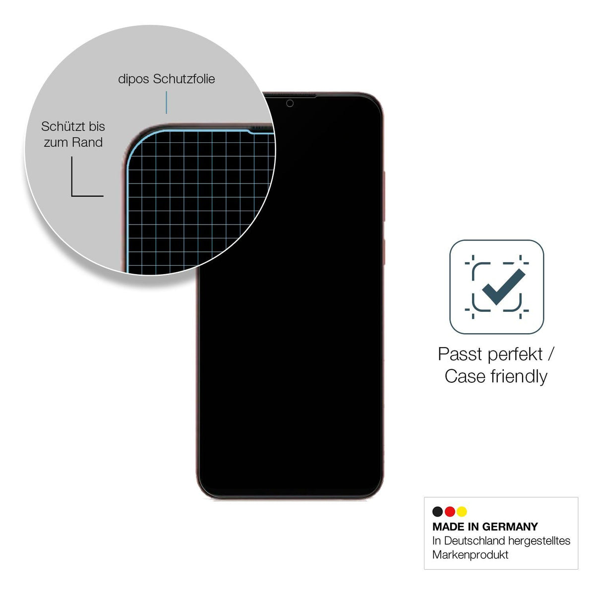 2x Screen Protector for Samsung Galaxy F06 5G matte Flexible Glass 9H dipos