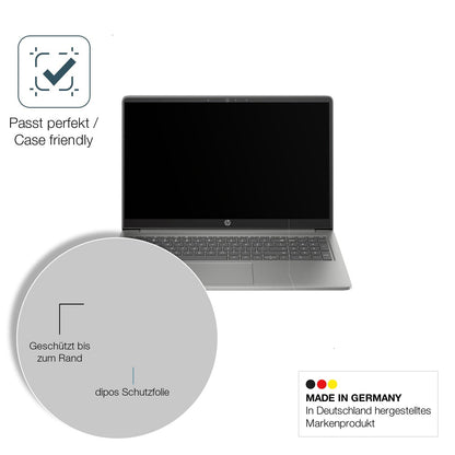 2x Screen Protector for HP Chromebook Plus 15a-nb matte Flexible Glass 9H dipos