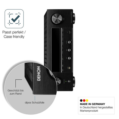 2x Screen Protector for Denon DRA-800H matte Flexible Glass 9H dipos