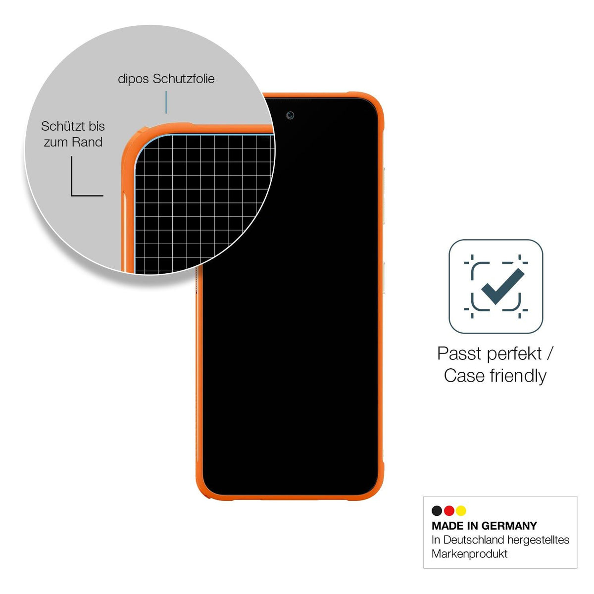 2x Screen Protector for Fossibot F112 Pro matte Flexible Glass 9H dipos