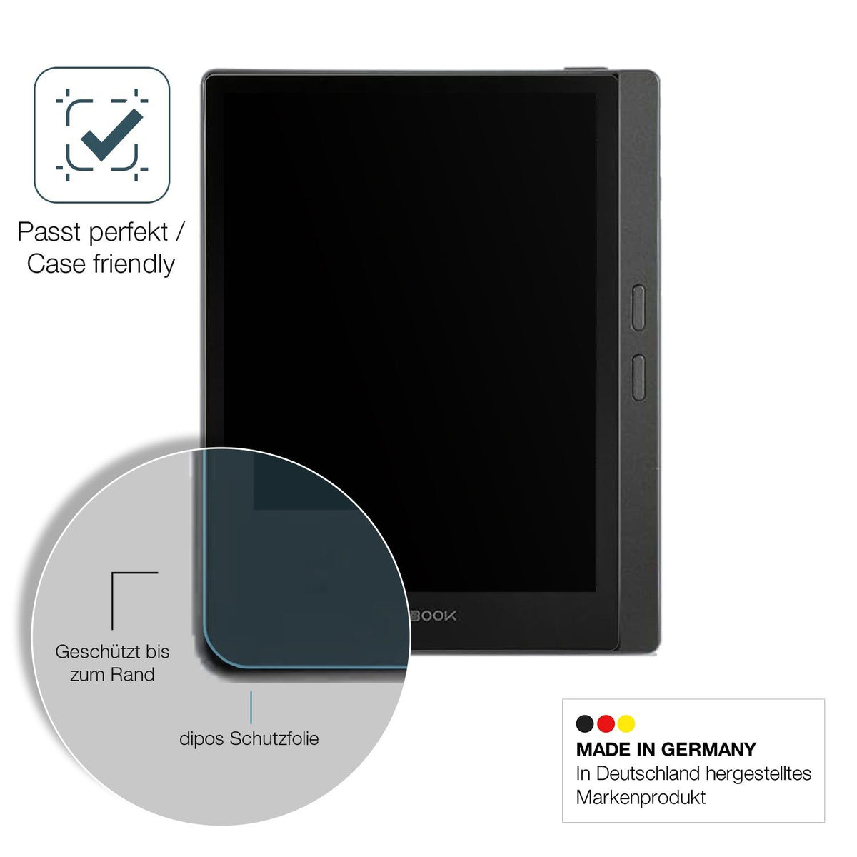 2x Screen Protector for Meebook M8 7.8 Zoll matte Flexible Glass 9H dipos