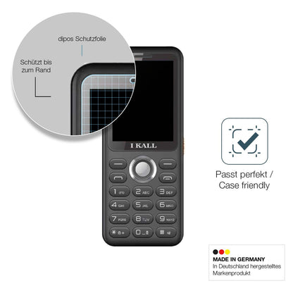 2x Screen Protector for I Kall I6 matte Flexible Glass 9H dipos