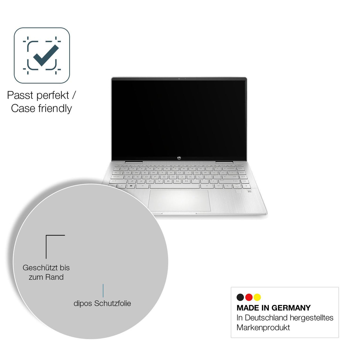 2x Screen Protector for HP Pavilion x360 2-in-1 14-ek1672nd matte Flexible