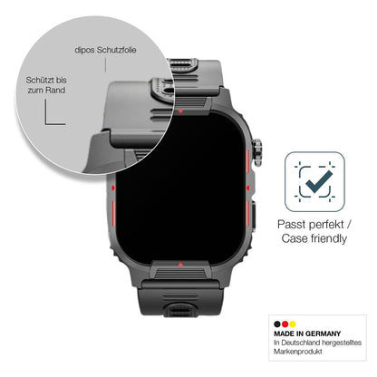2x Screen Protector for Mingtawn 1.85 Zoll matte Flexible Glass 9H dipos