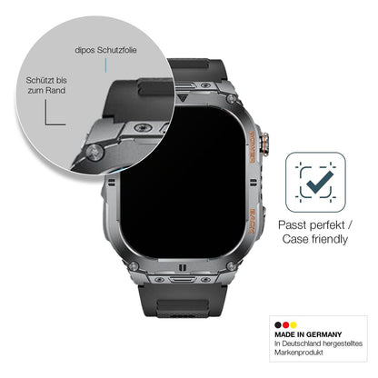 2x Screen Protector for SUNKTA EF9-A 2.13 Zoll matte Flexible Glass 9H dipos
