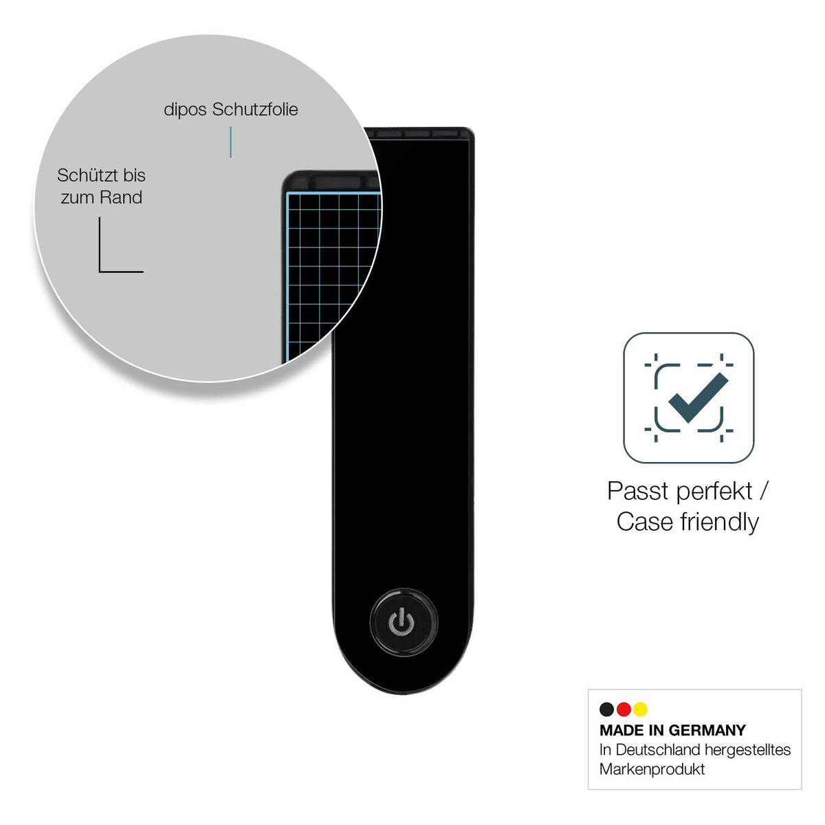 2x Screen Protector for Xiaomi Scooter 5 matte Flexible Glass 9H dipos