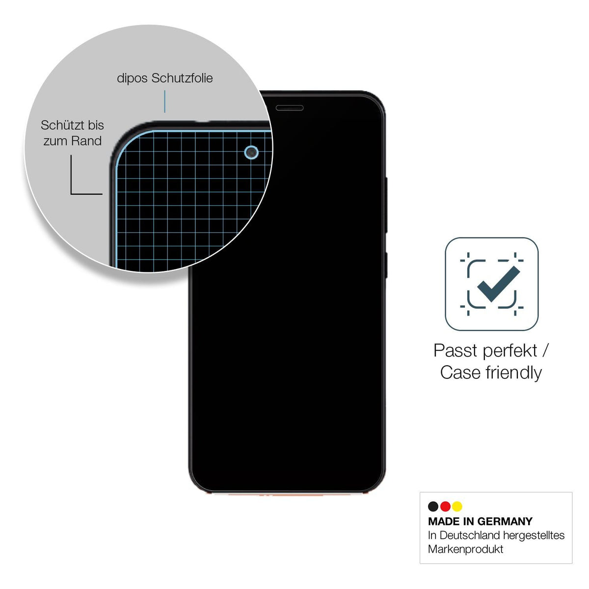2x Screen Protector for Unonu W55G matte Flexible Glass 9H dipos