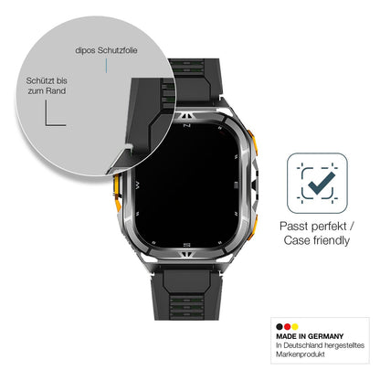2x Screen Protector for Cubot GT3 matte Flexible Glass 9H dipos