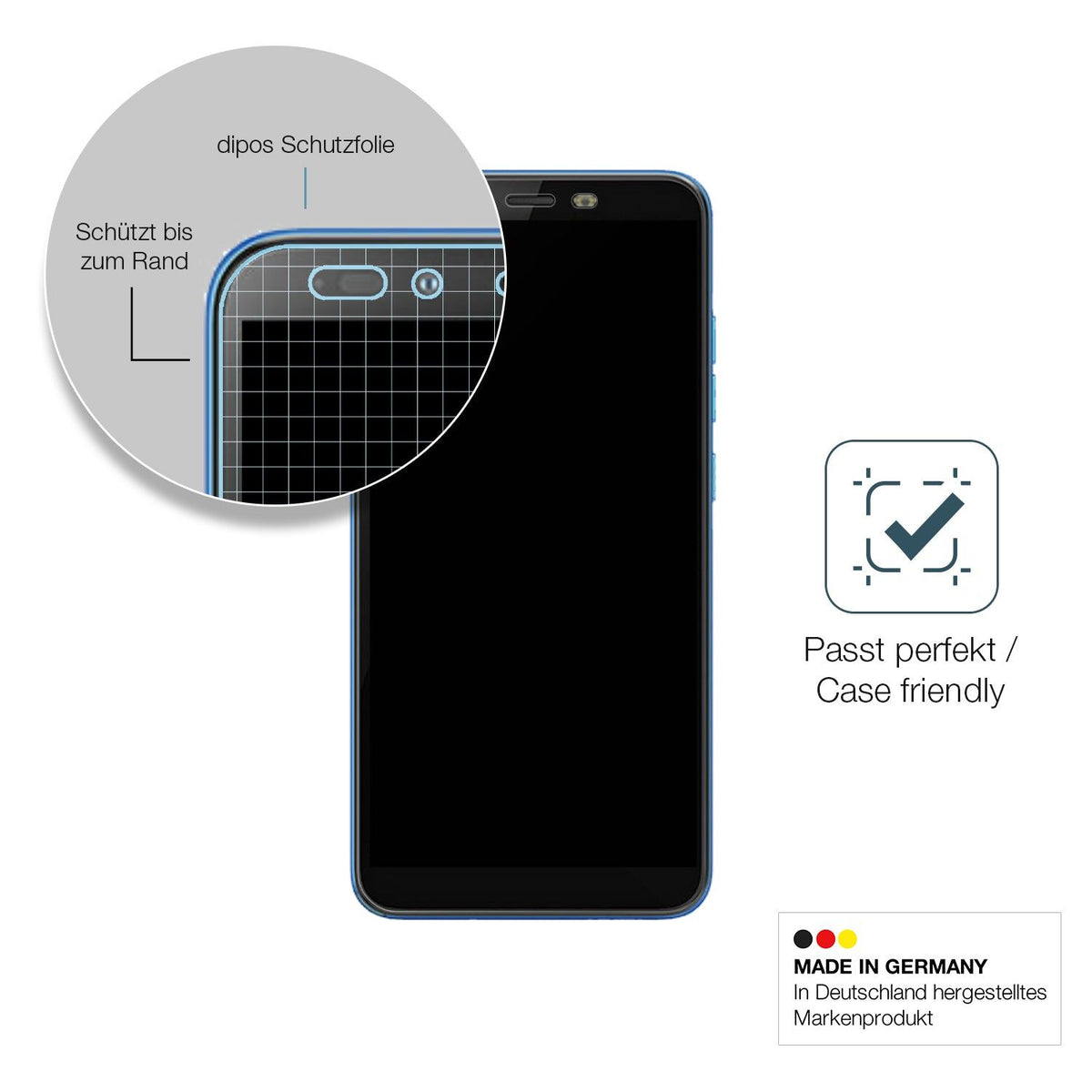 2x Screen Protector for Infinix Smart 2 matte Flexible Glass 9H dipos