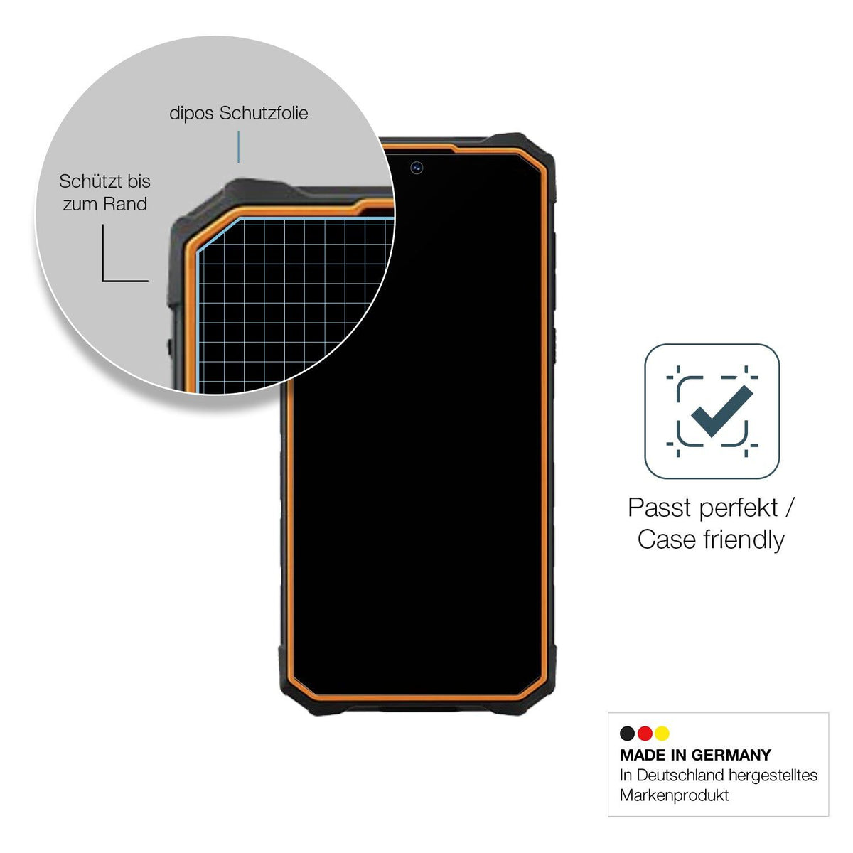 2x Screen Protector for Hotwav Cyber 13 matte Flexible Glass 9H dipos