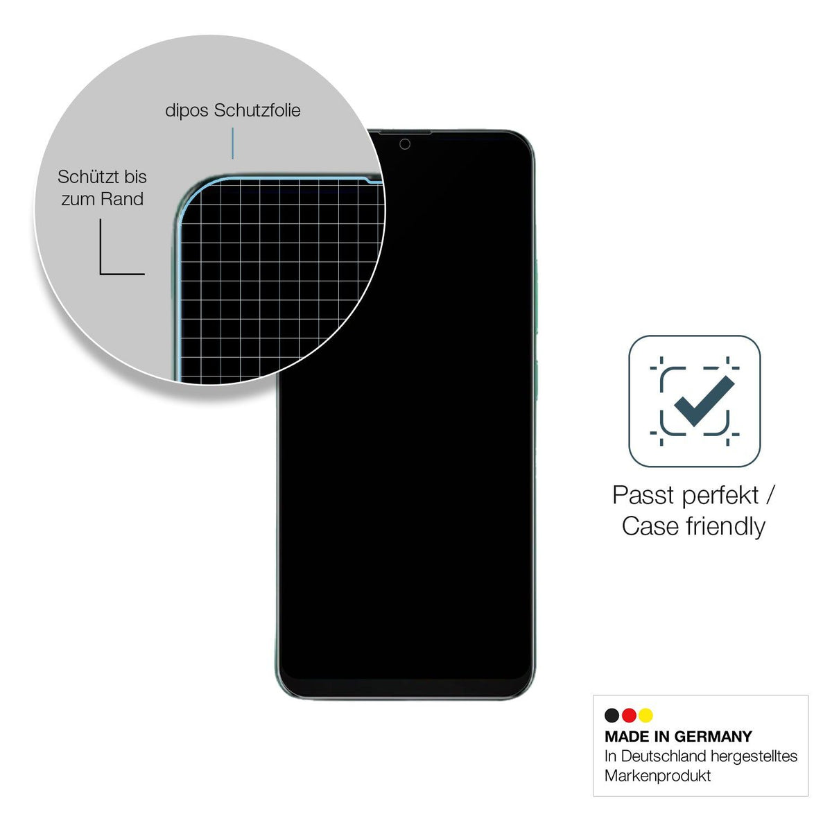 2x Screen Protector for Coolpad Fengshang 60 Pro matte Flexible Glass 9H dipos