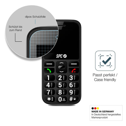 2x Screen Protector for SPC Fortune 2 matte Flexible Glass 9H dipos